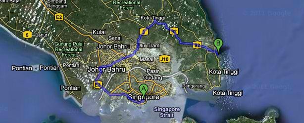 Desaru 22 km of beach in Malaysia