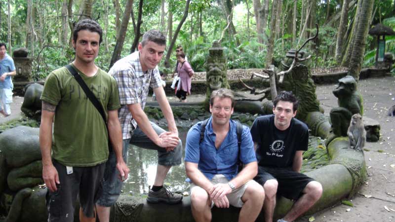 Van de kamp in bali, jungle