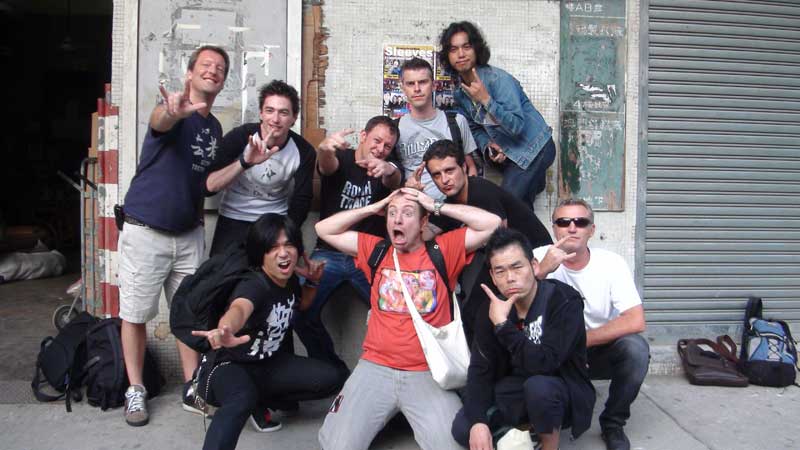 Van de kamp,on tour in asia