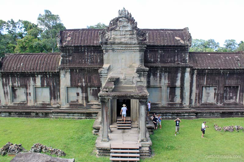 Angkor temple stairs